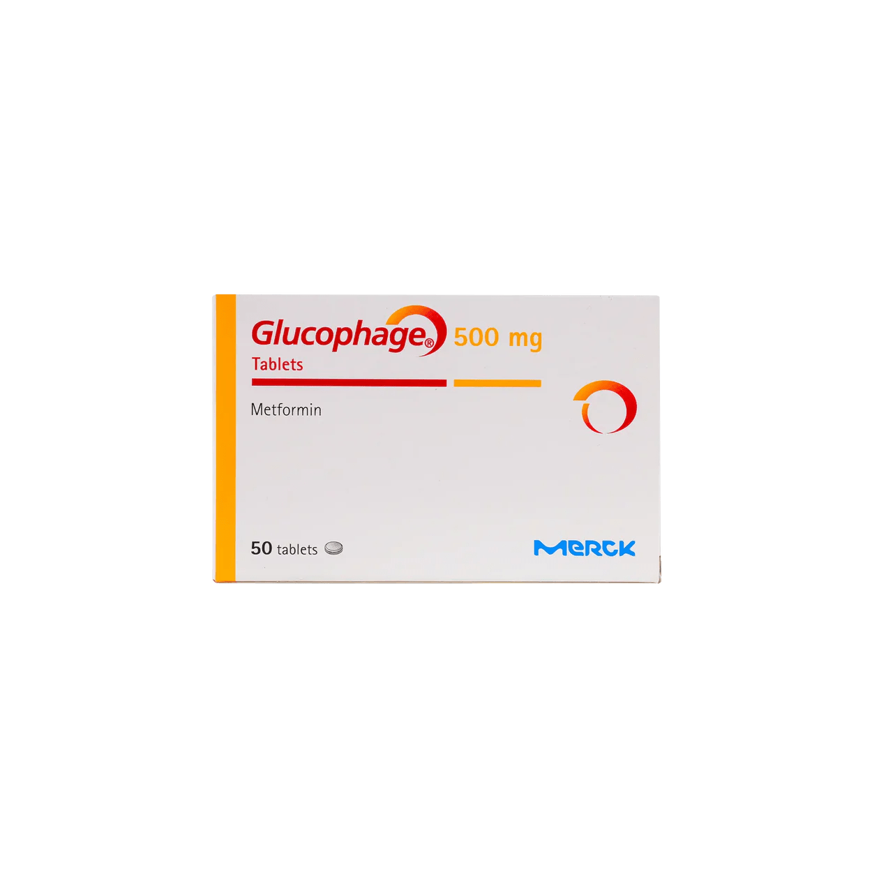 Glucophage 500 mg 50 Tablets