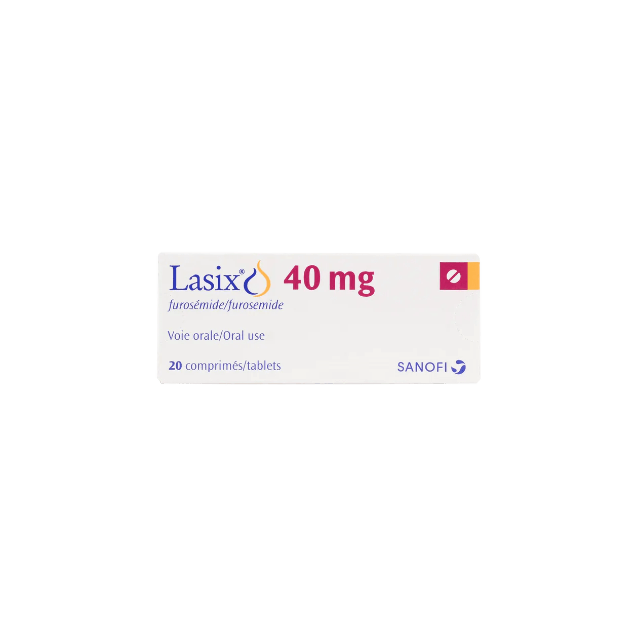 Lasix 40 mg 20 Tablets