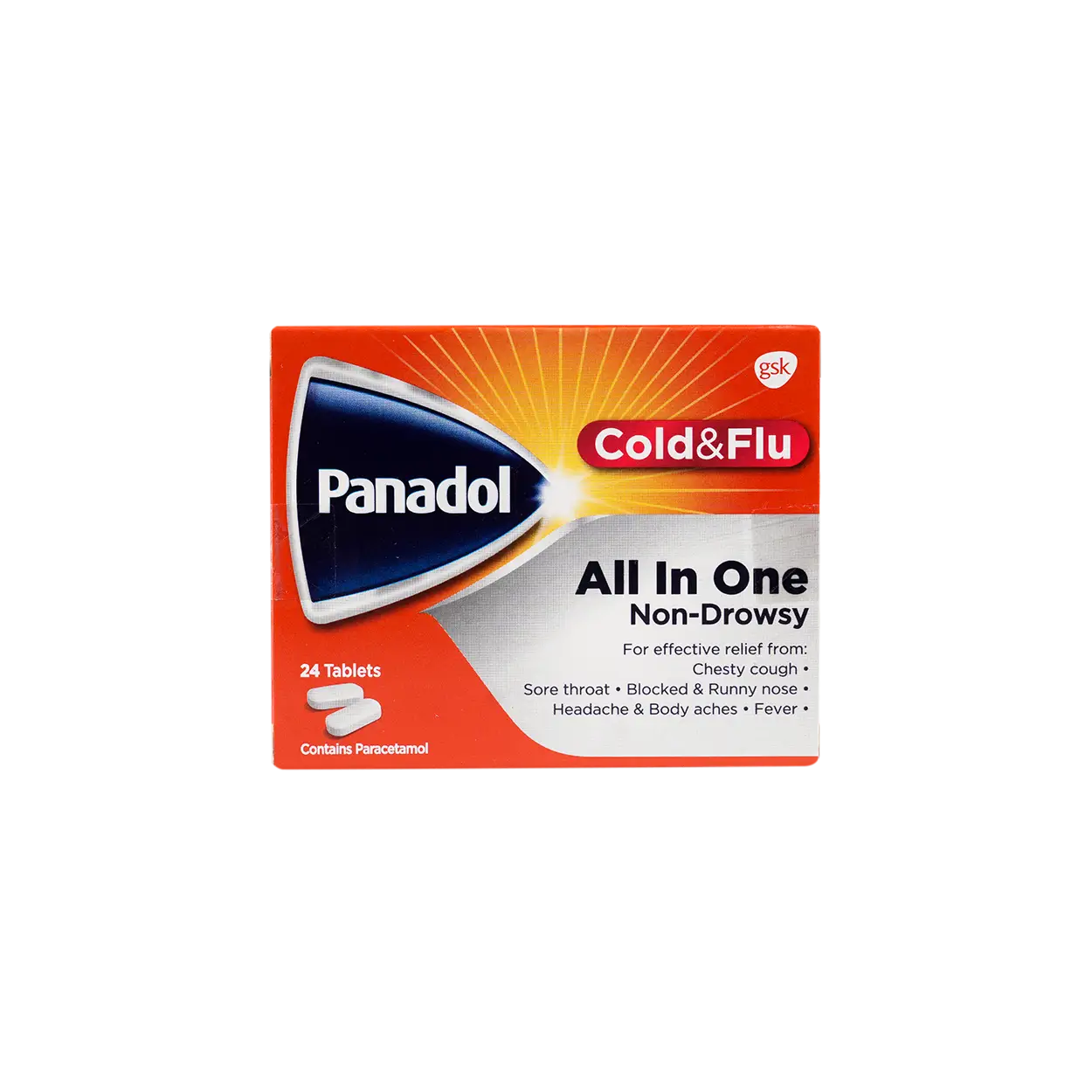 Panadol C&F All in One 24 Tablets