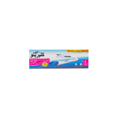 كلير بلو اختبار حمل 1 قطعة - اختبار حمل منزلي
